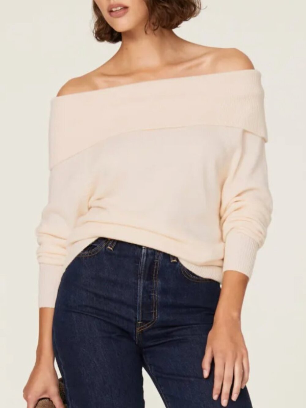 PAIGE Izabella Off the Shoulder Sweater size small